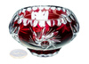 Ruby crystal bowl