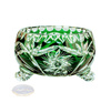 Emerald crystal fruit bowl  16 cm Grinder Olive