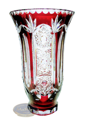 Ruby crystal vase PK 500