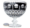 Black crystal legged bowl Crate Olive