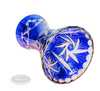 Cobalt crystal vase 18 Grinder