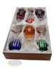 Colour crystal liqueur glasses 60ml Line