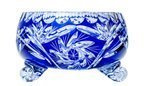 Cobalt crystal bowl Grinder Olive