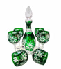 Emerald Crystal Wine Mill Set Olive 6+1