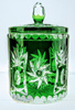 Emerald crystal Bombonier Olive grinder