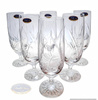 Crystal Beer Glasses 330 ml Frosted Leaf