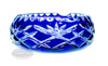 Cobalt crystal ashtray