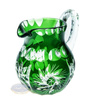 Szmaragdowy kryształowy dzbanek 100 ml Młynek Oliwka