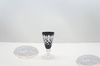 Black crystal vodka glasses 25 ml Crate Olive