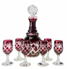 Ruby crystal Vodka Pineapple 6+1 set