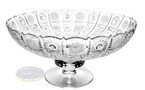 Crystal fruit plate 35 cm Checkered