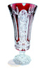 Rubinowy Kryształowy wazon 35 cm THC