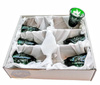 Emerald crystal 40ml vodka glasses Olive Mill