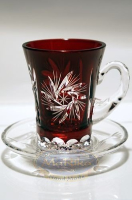 Crystal red cup 100ml