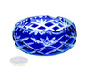 Cobalt crystal ashtray