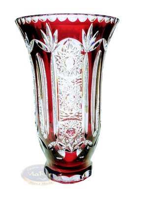 Ruby crystal vase PK 500