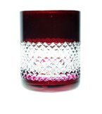 Ruby crystal glasses for whiskey 280ml