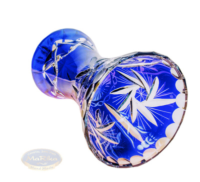 Cobalt crystal vase 18 Grinder