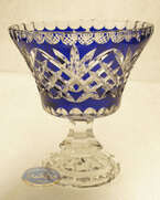 Cobalt crystal Rumcajs platter 16 cm Pineapple