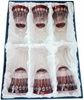Ruby crystal wine glasses 220ml French
