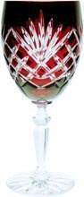 Ruby crystal wine glasses 220 ml Pineapple