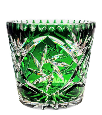 Szmaragdowy kryształowy Kubeł na szampana