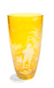 Amber engraved Hunting vase