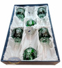Emerald crystal wine glasses 280ml Olive Mill