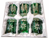 Emerald crystal whisky glasses 280ml Olive Mill