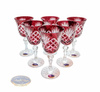 Ruby crystal wine glasses 170 ml Pineapple