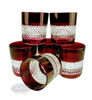 Ruby Crystal whiskey glasses 350 ml Krateczka