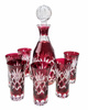 Ruby crystal Vodka Pineapple 6+1 set