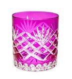 Rose crystal whiskey glasses 280 ml