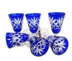 Cobalt crystal vodka glasses 40 ml Pineapple