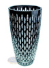 Black crystal vase 20 Stone