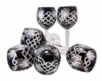 Black Crystal Remeras 280ml Pineapple 6 pieces