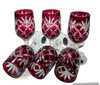 Ruby crystal vodka glasses 25 ml Pineapple