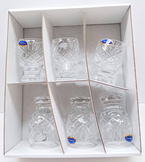 kieliszków kryształowych do wódki 30 ml  Ananas