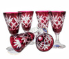 Ruby crystal vodka glasses 40 ml Pineapple