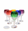 Colour crystal liqueur glasses 60ml Line