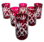 Ruby crystal vodka glasses 40 ml Pineapple