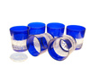 Cobalt crystal whisky glasses 280 ml Crate