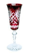 Ruby crystal champagne glasses 150 ml Pineapple