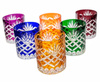 Colour crystal glasses for whisky 280ml