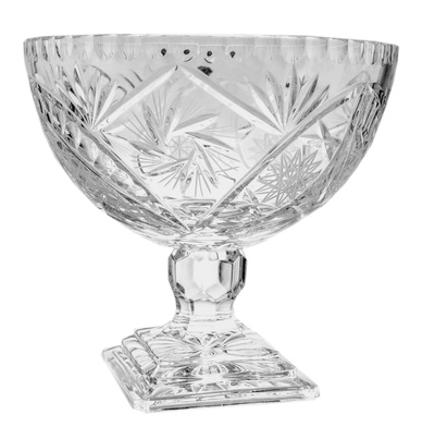 Kryształowa misa na nodze Młynek