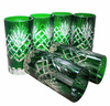 Emerald crystal water and drink glasses 320 ml Pineapple
