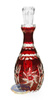 Rubinowa kryształowa karafka na wino 700 ml Młynek Oliwka