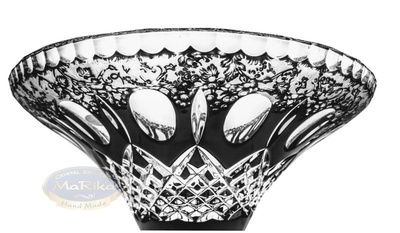 Black crystal bowl
