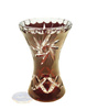 Ruby crystal vase 18 Mill