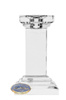 Crystal candle holder 15 cm